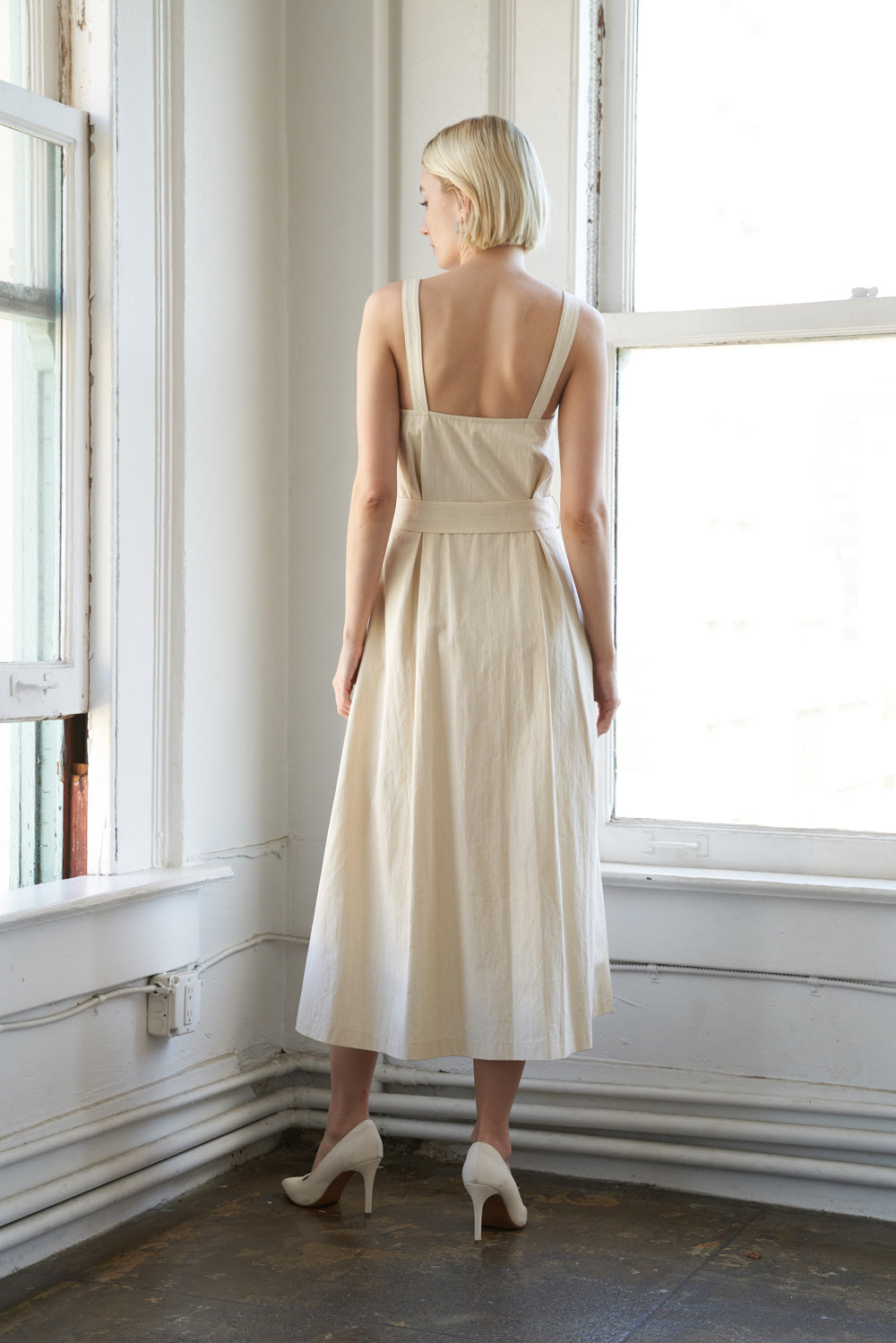 CALIFORNIA DREAMING BUTTON DOWN DRESS - FINAL SALE