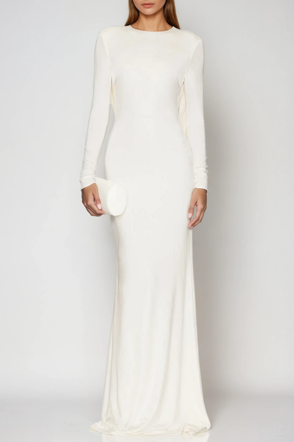 Faas Draped Back Maxi Dress