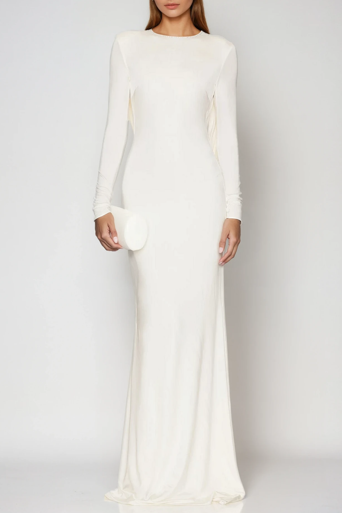 Faas Draped Back Maxi Dress