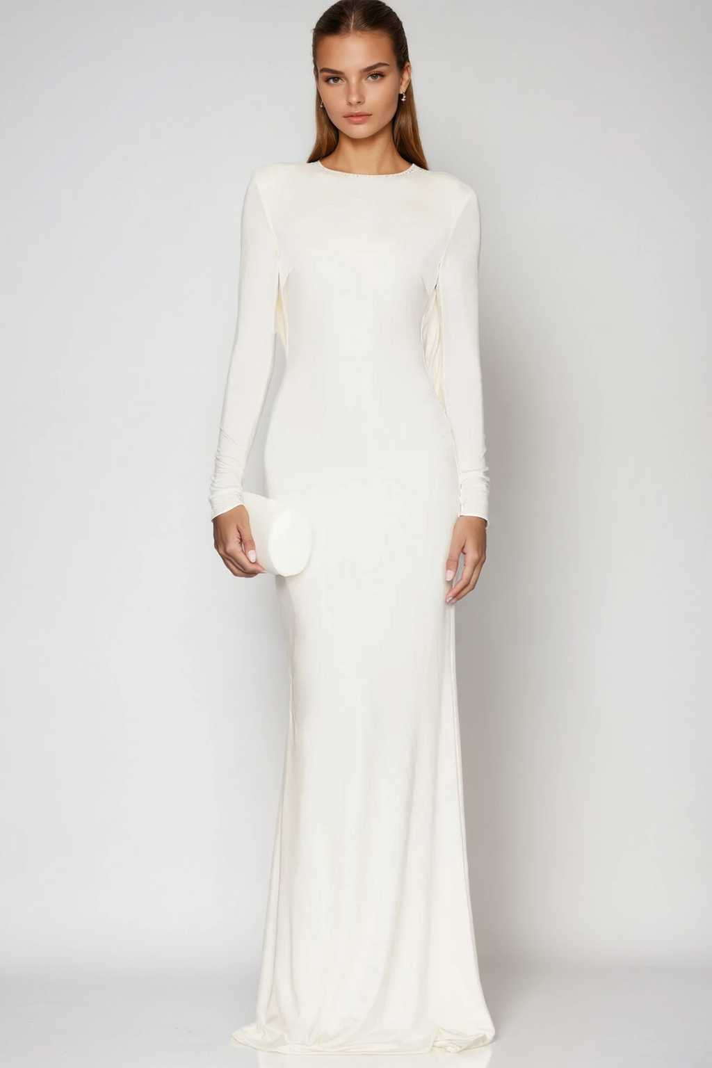 Faas Draped Back Maxi Dress