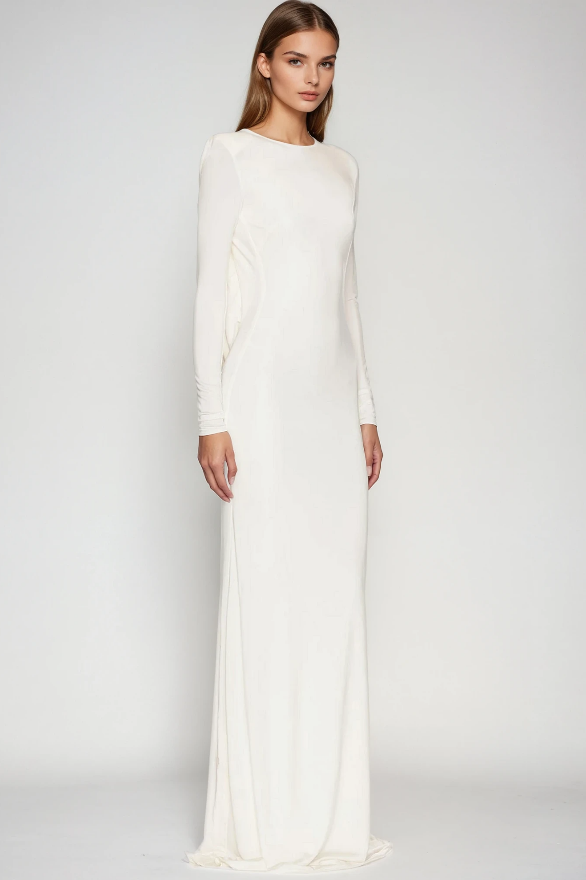 Faas Draped Back Maxi Dress