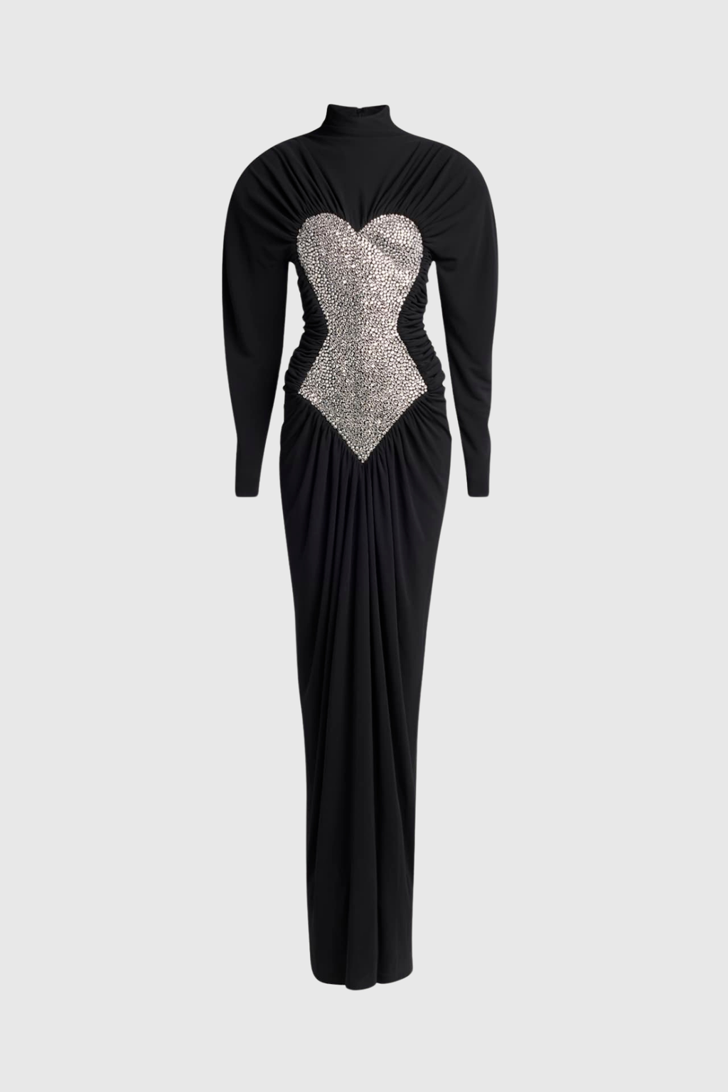 Fahmida Rhinestone Bodycon Maxi Dress