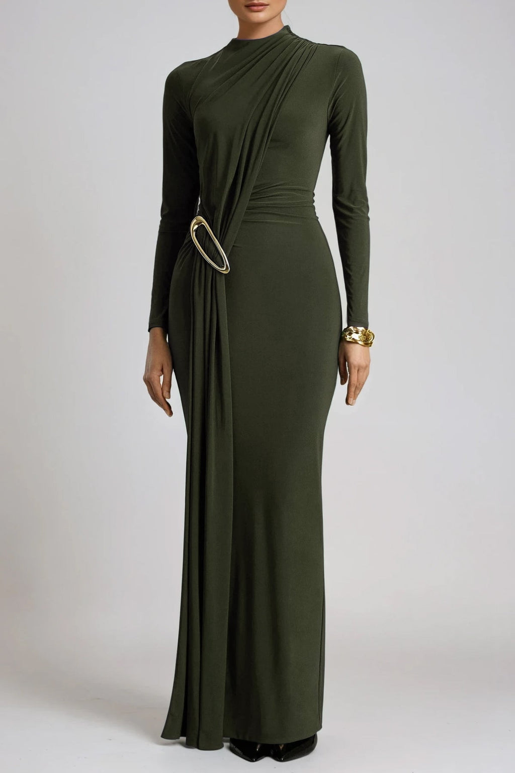 Faina Embellished Fringe Maxi Dress