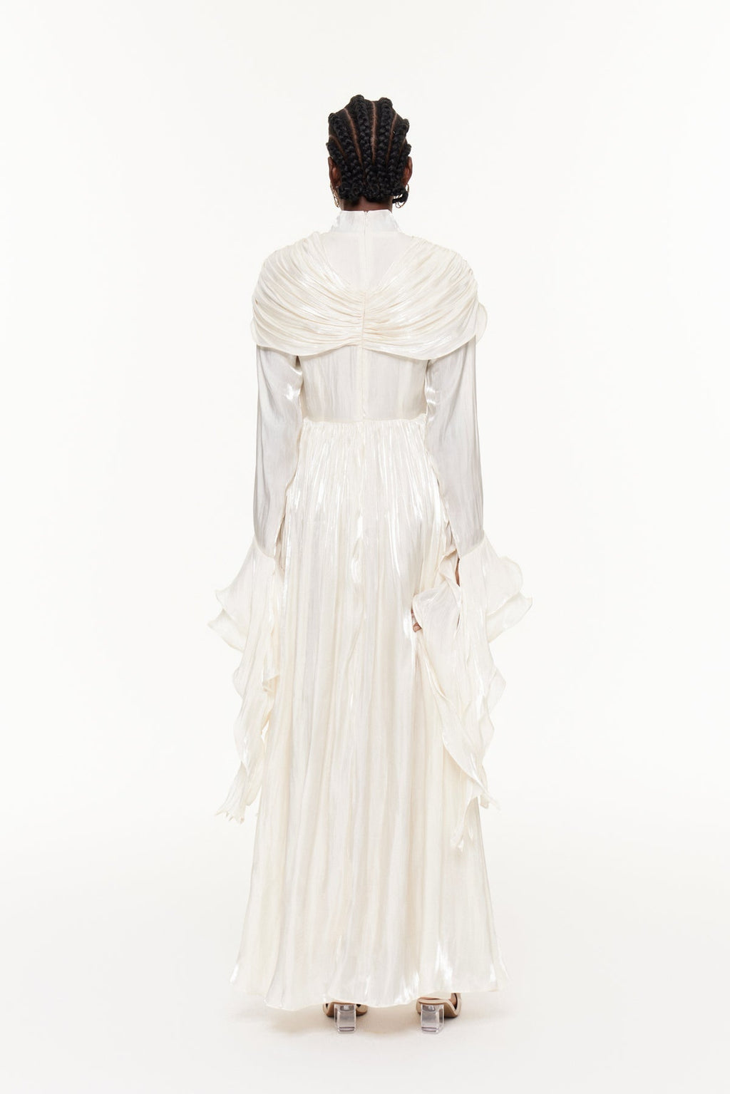 Faiz Ruch Bell Sleeve Maxi Dress