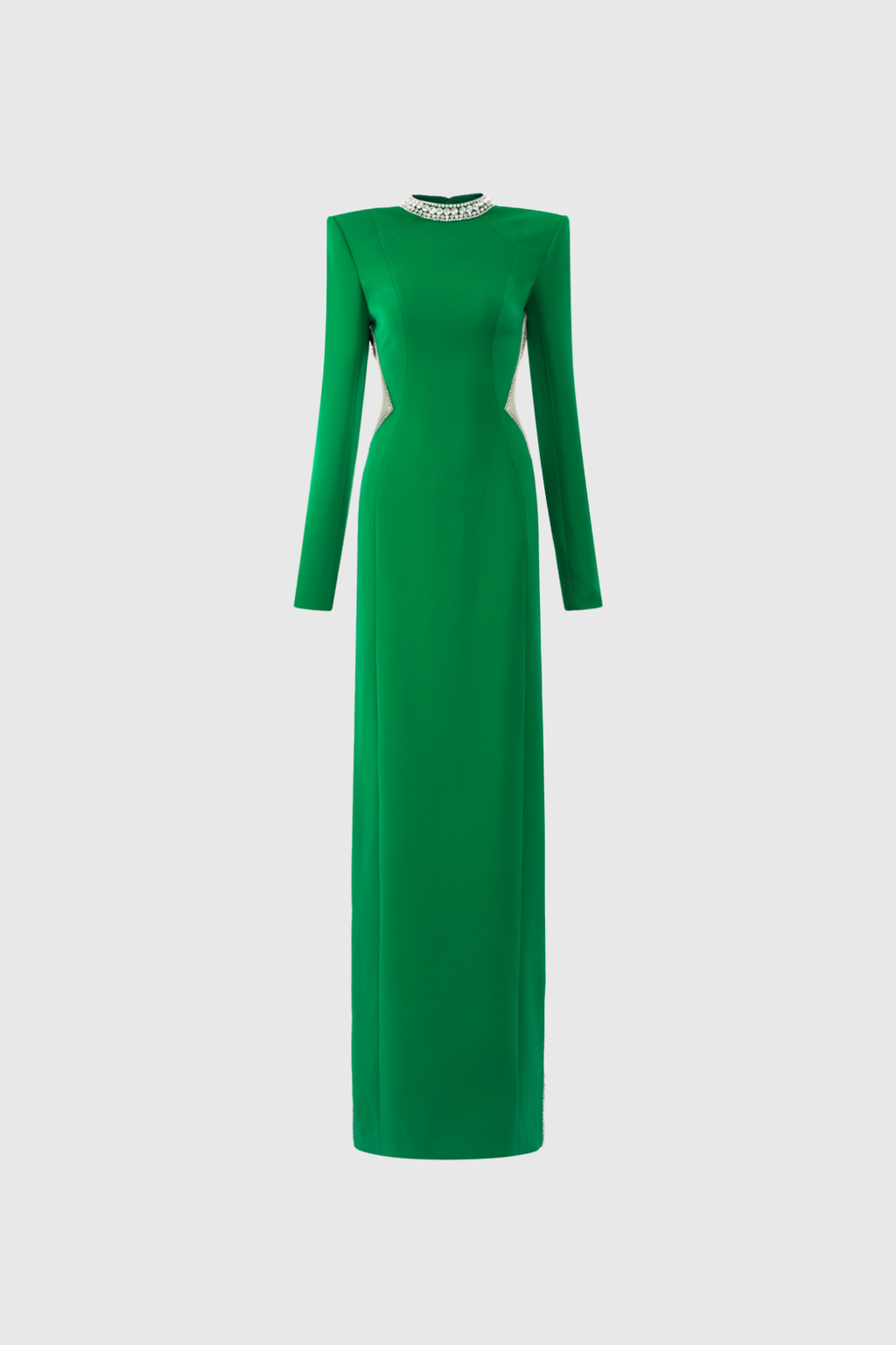 Fakhri Crystal Cutout Maxi Dress