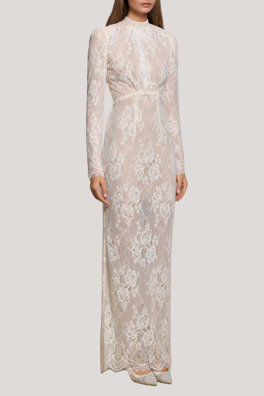 Fanni Long Sleeve Lace Maxi Dress
