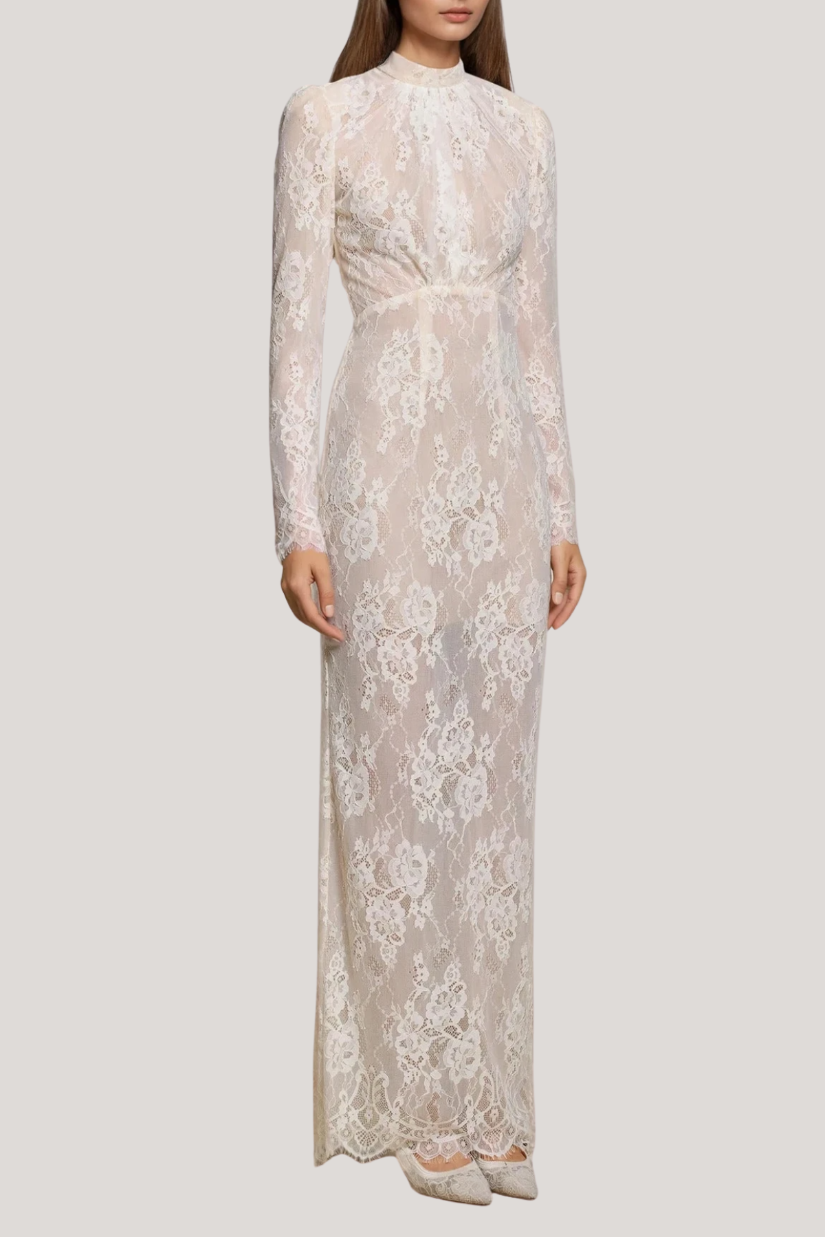 Fanni Long Sleeve Lace Maxi Dress