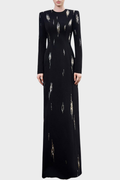 Farsa Beaded Embellished Maxi Dress
