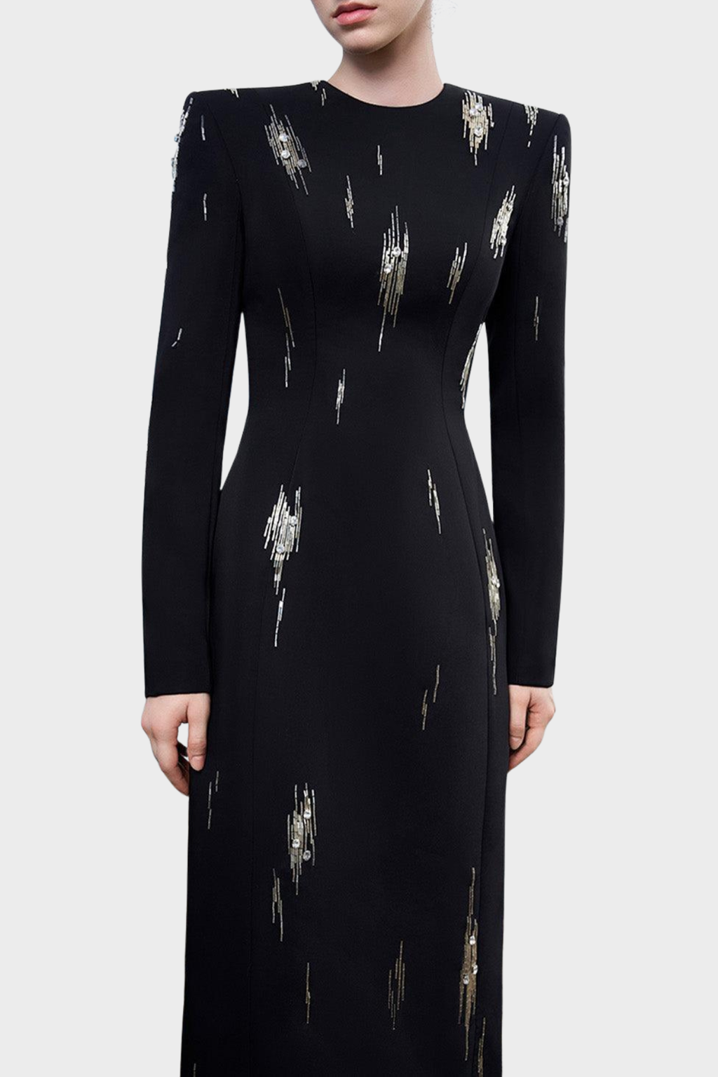 Farsa Beaded Embellished Maxi Dress
