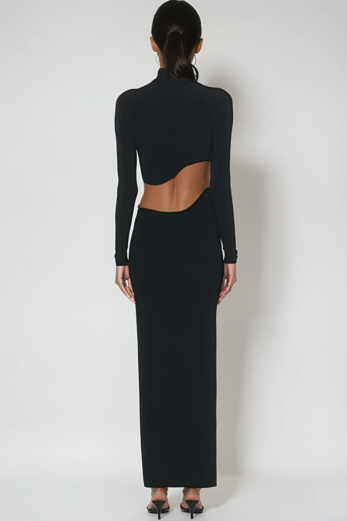 Febe Cutout Asymmetric Maxi Dress