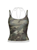Piera Layered Cami Top Camo