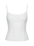 Elanah Structured Cami Top White
