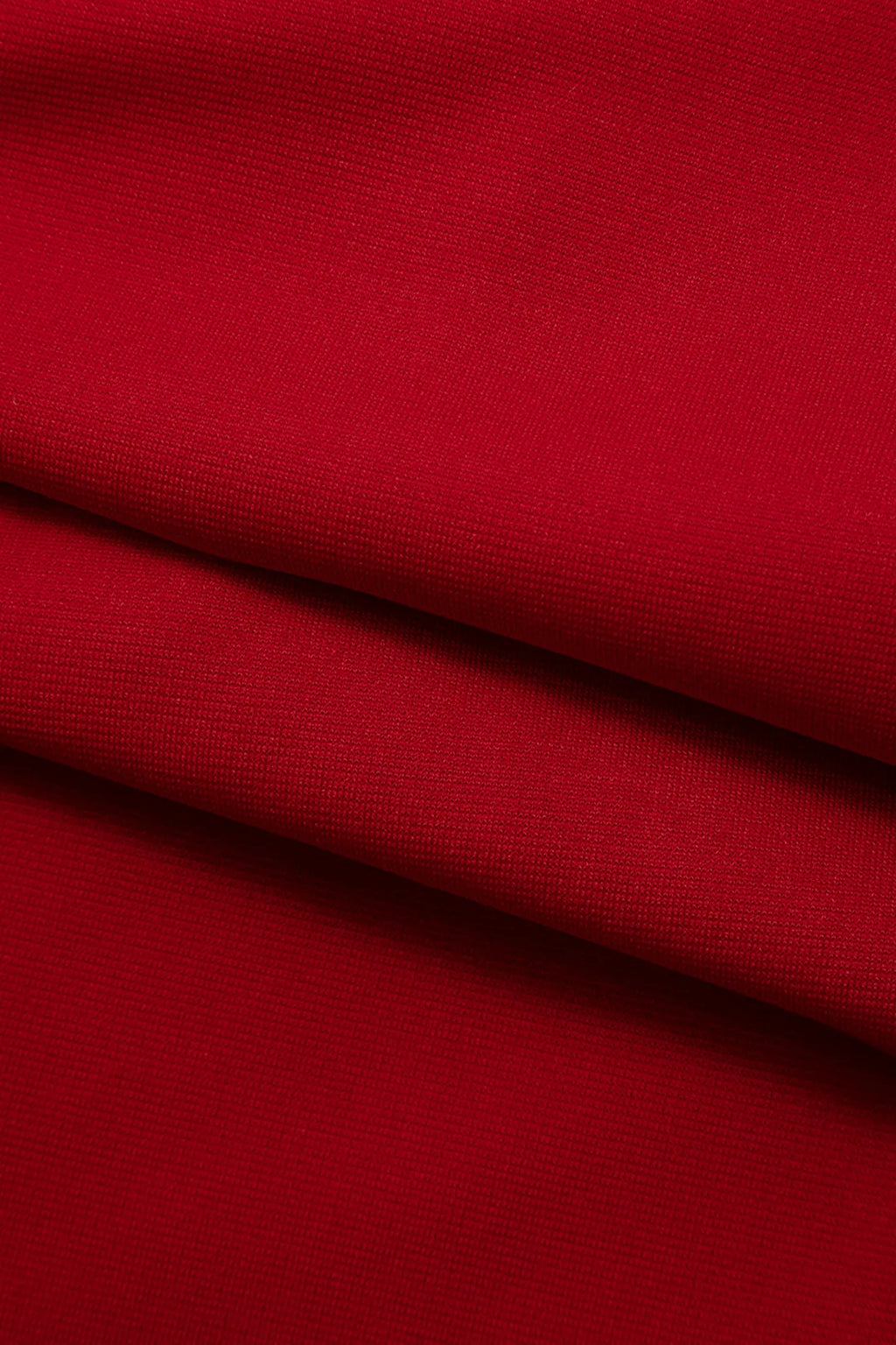 Glenda Red Off Shoulder Pleated Mini Dress