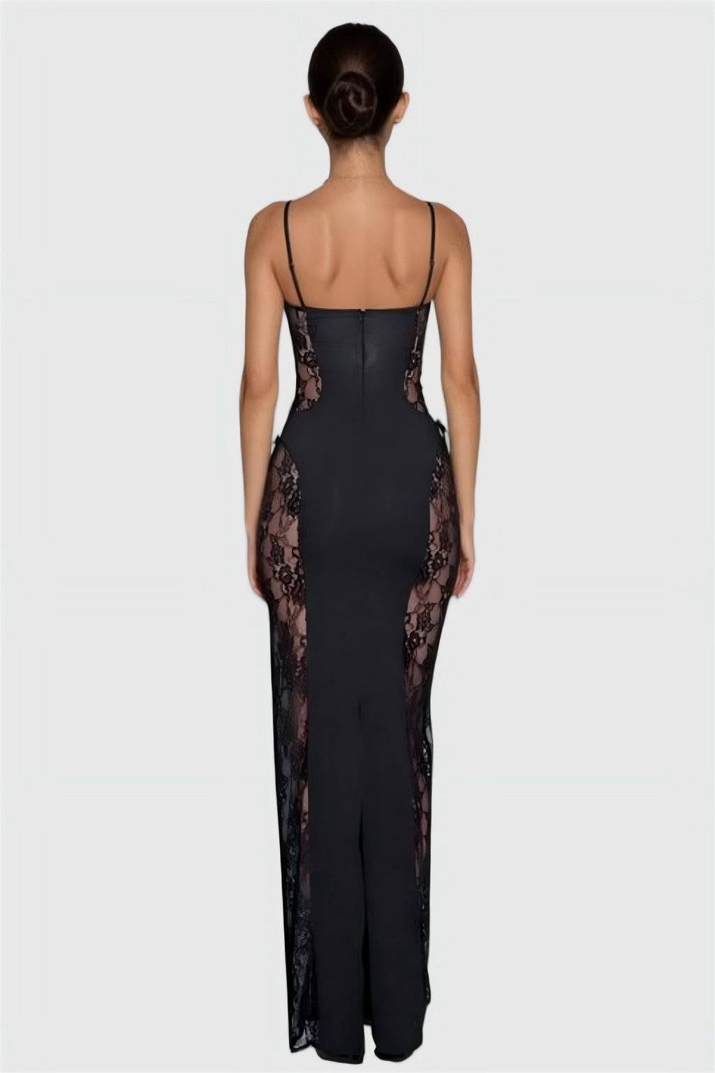 Hosea Lace Patchwork Maxi Dress
