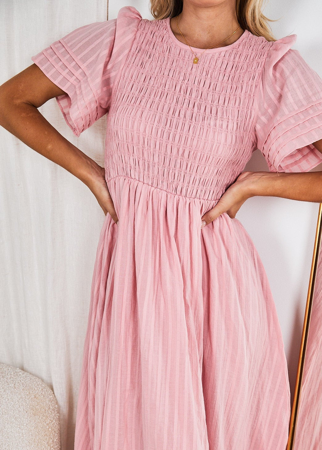 Iolana Dress - Pink