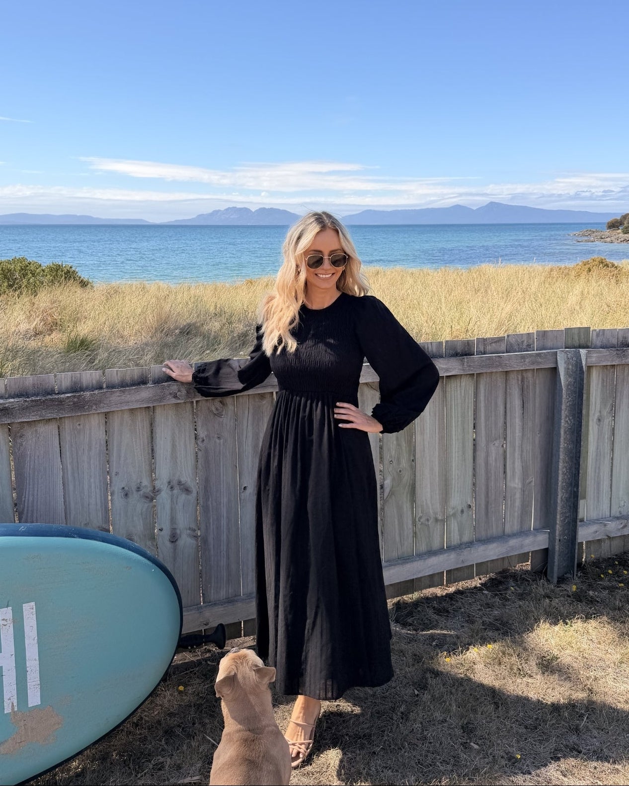 Iolana Dress - Black Long Sleeve