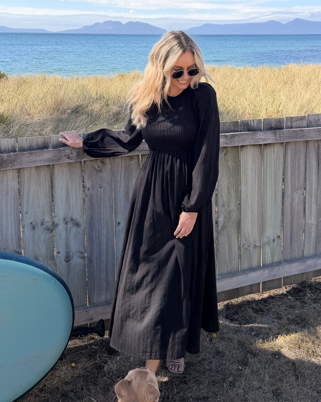 Iolana Dress - Black Long Sleeve