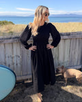 Iolana Dress - Black Long Sleeve