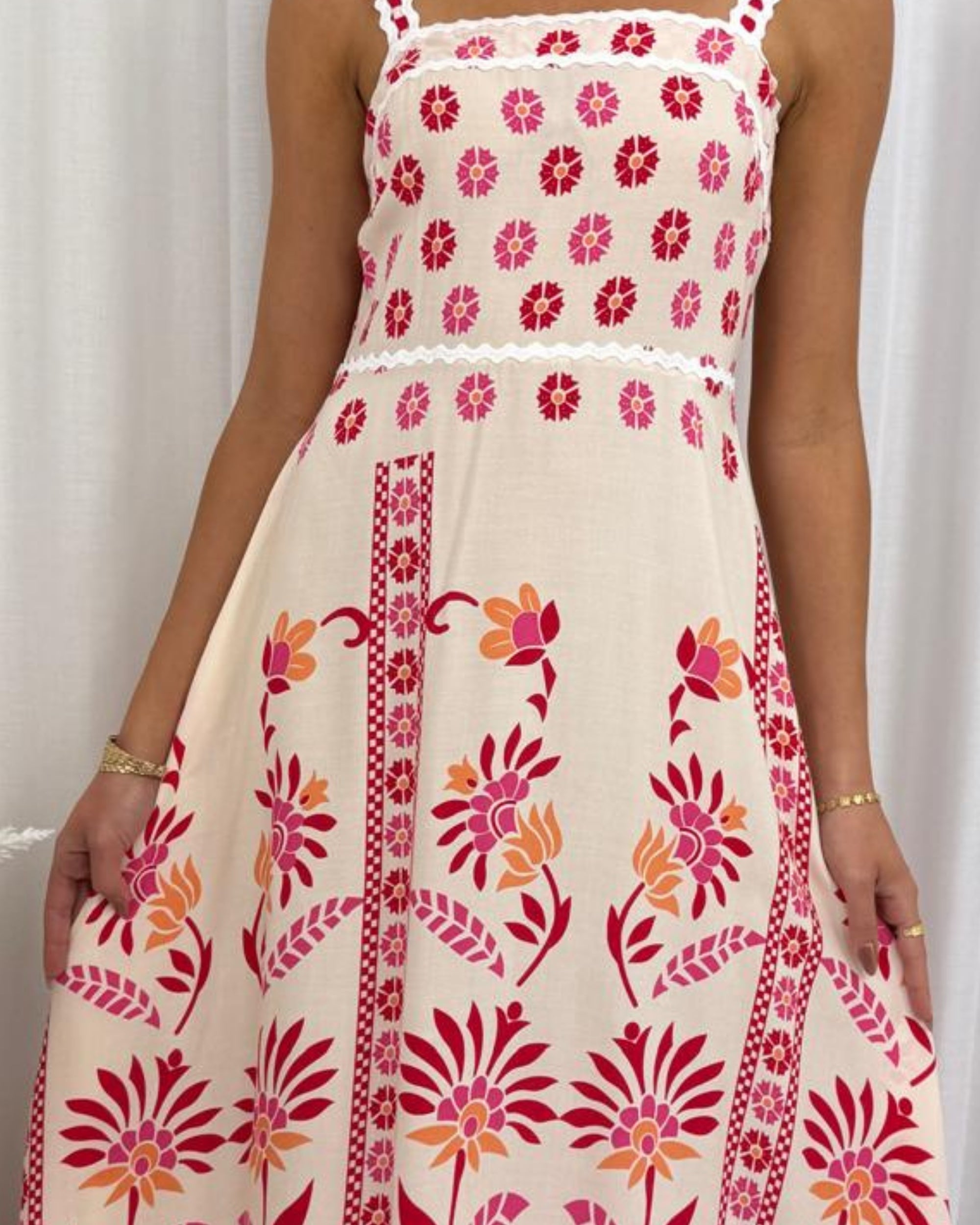Ione Dress - Pink Multi