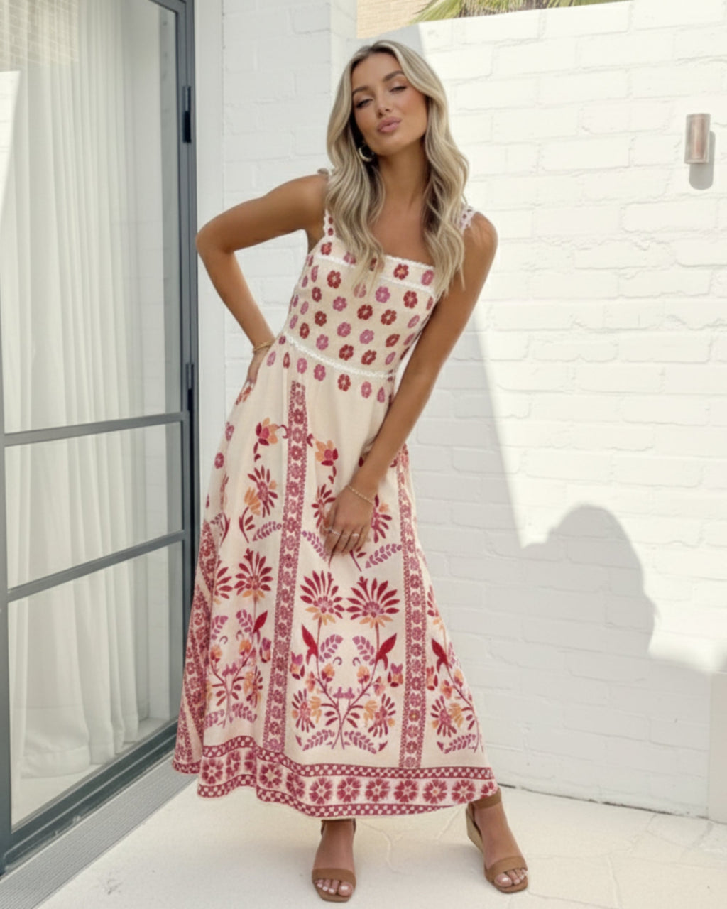 Ione Dress - Pink Multi