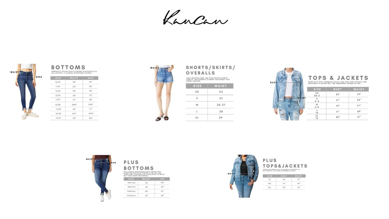 Kancan - High Rise Bootcut Jeans