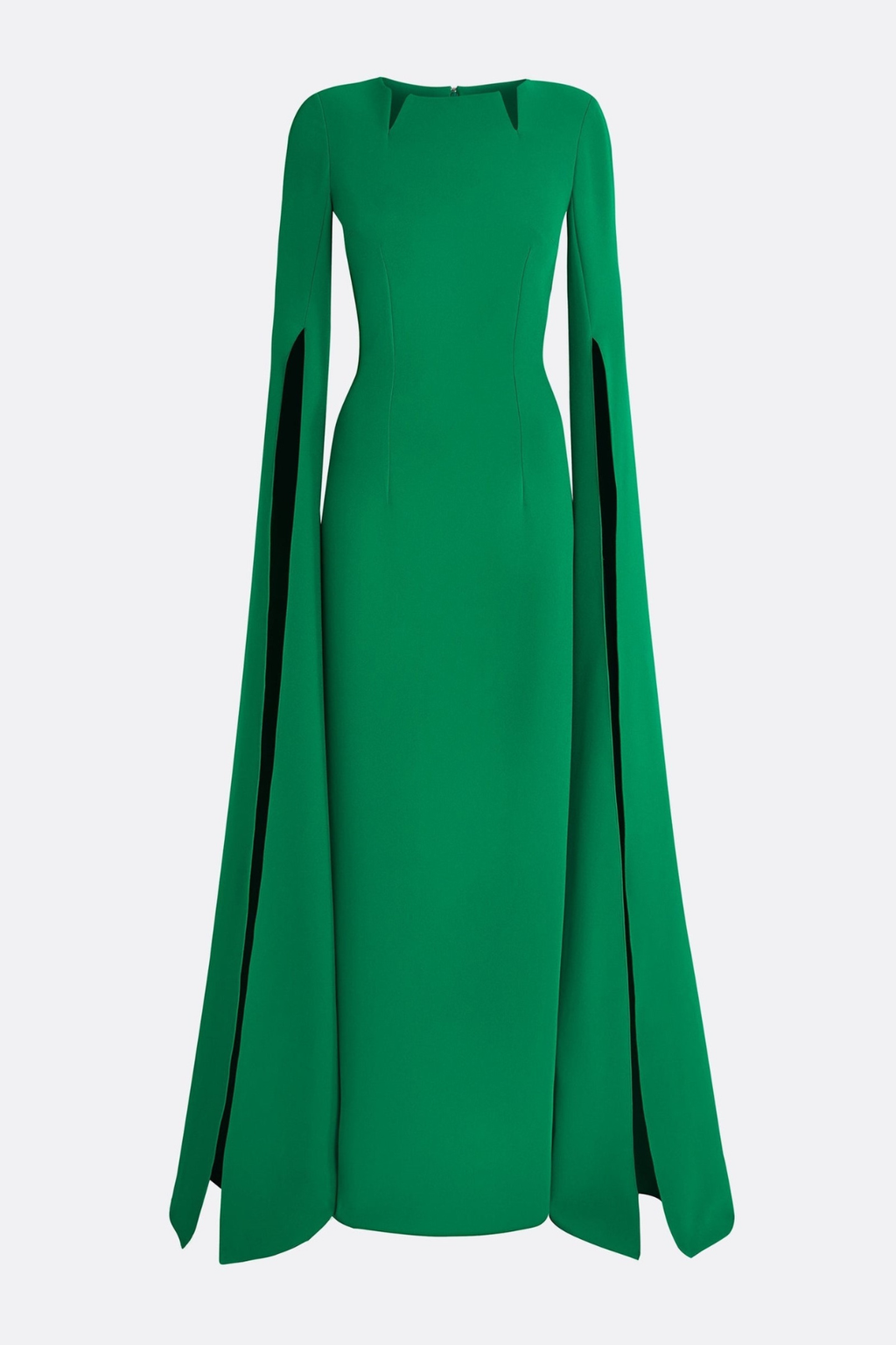 Kateri Cape Sleeve Maxi Dress - Green