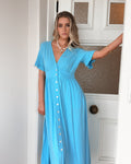 Korbela Dress - Sky Blue
