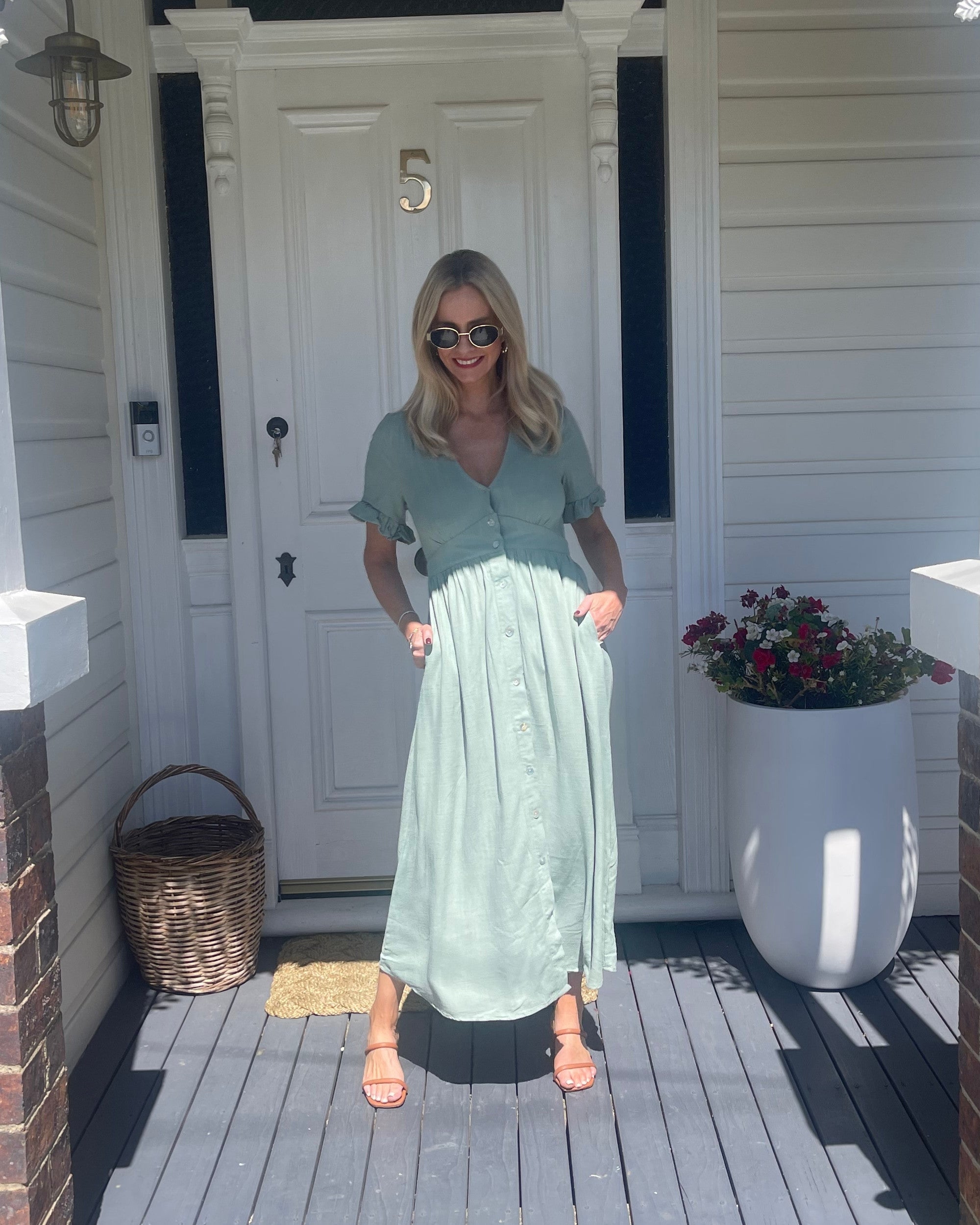 Korbela Dress - Sage