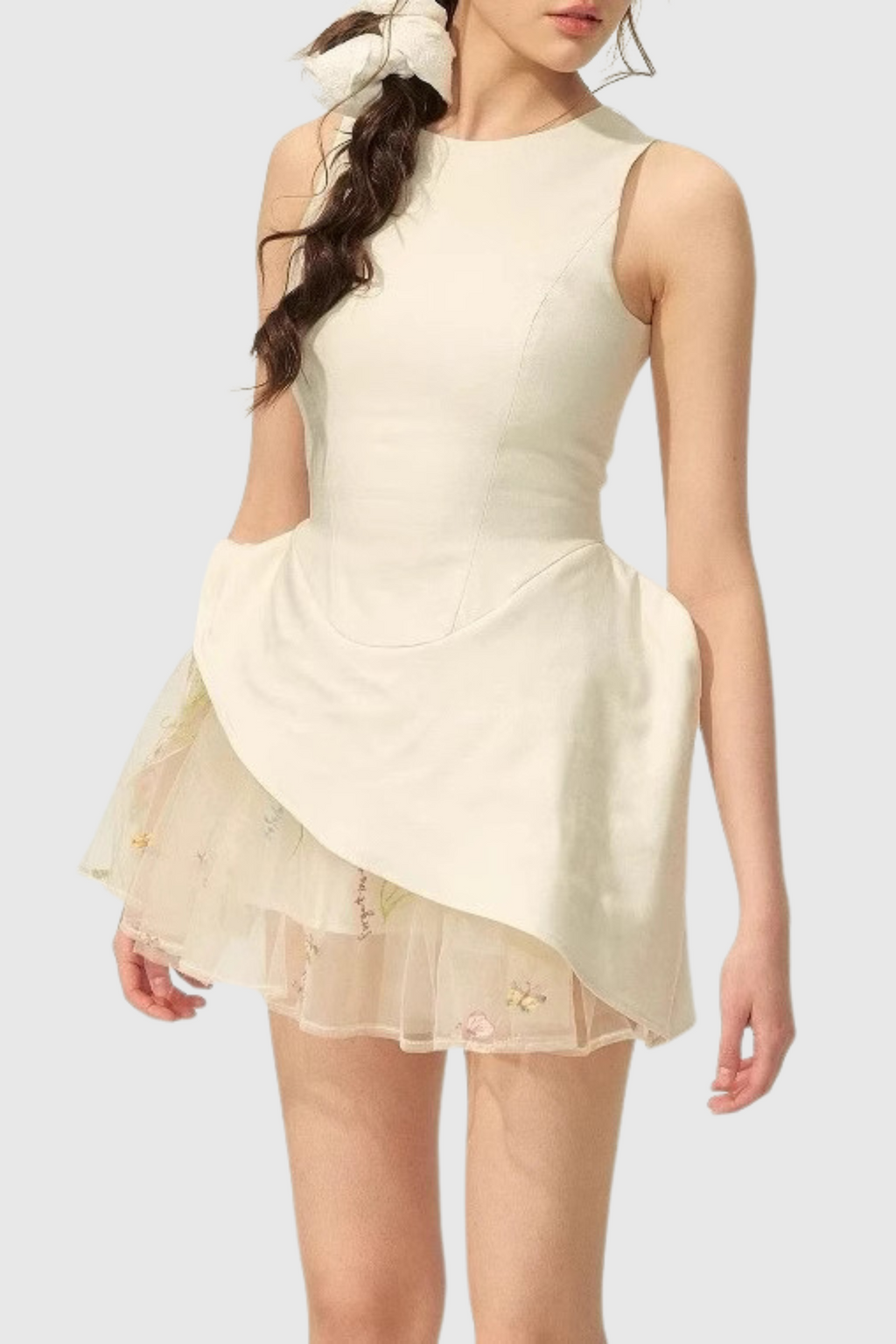 Liechti Floral Layer Mini Dress
