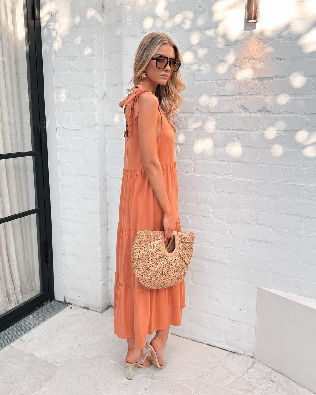 Lydia Dress - Rust