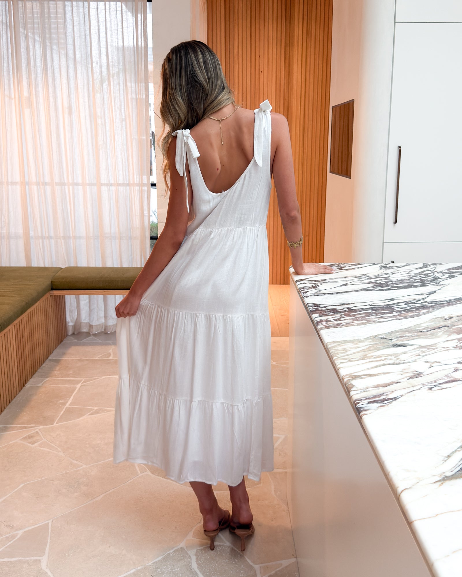Lydia Dress - White