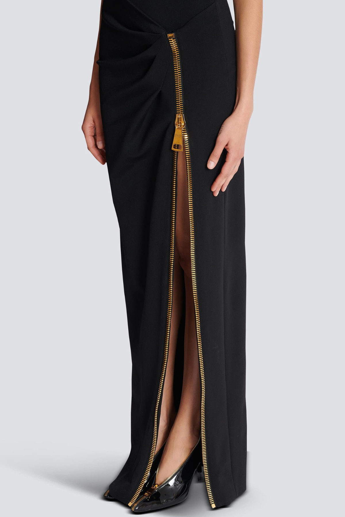 Nakoa Sleeveless Zip Split Maxi Dress