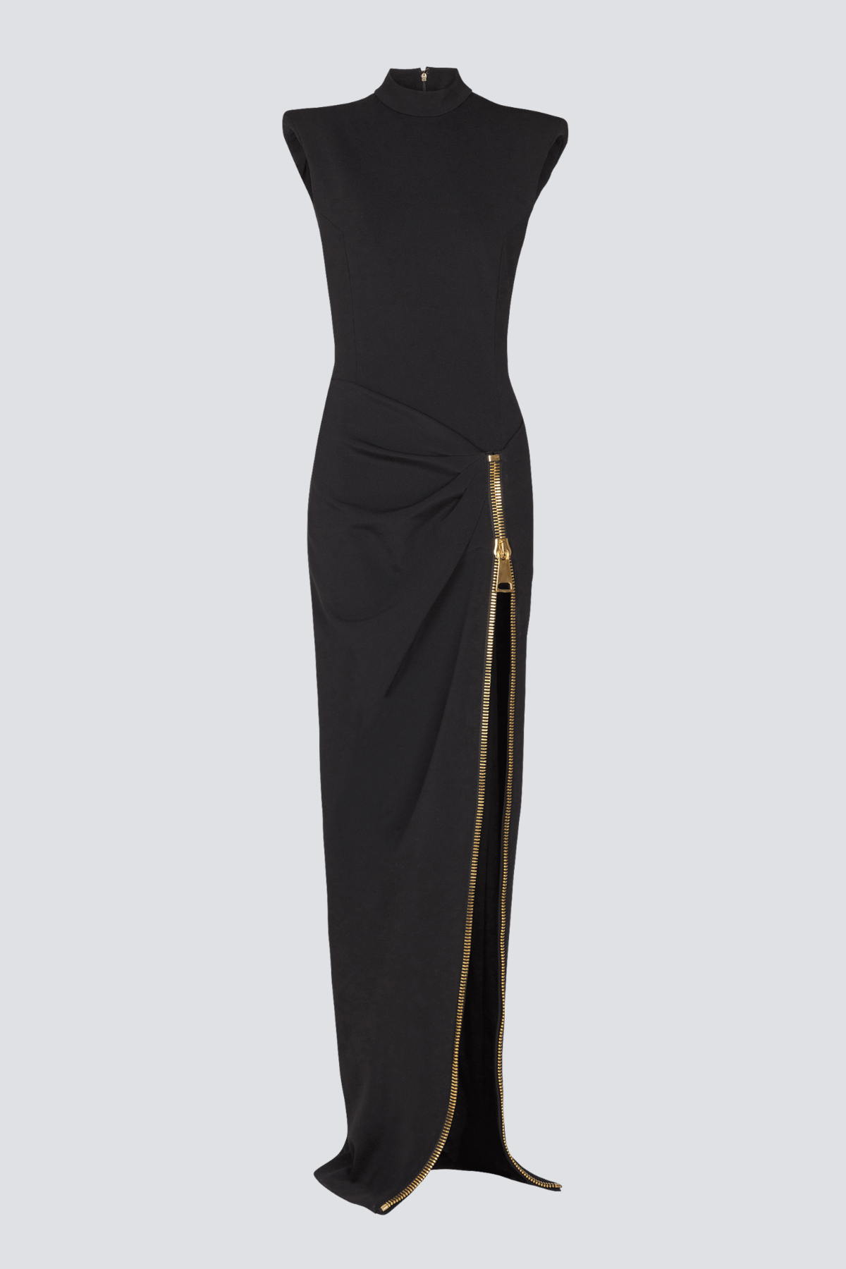 Nakoa Sleeveless Zip Split Maxi Dress