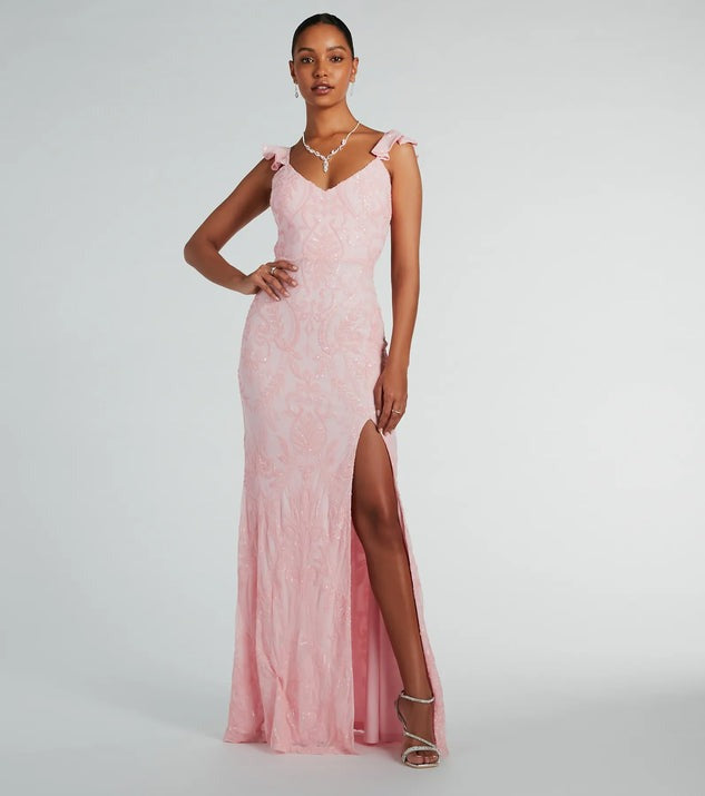 Sequined Dress All Matching Maxi Dress