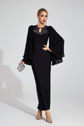 Ottilie Black Bandage Maxi Dress