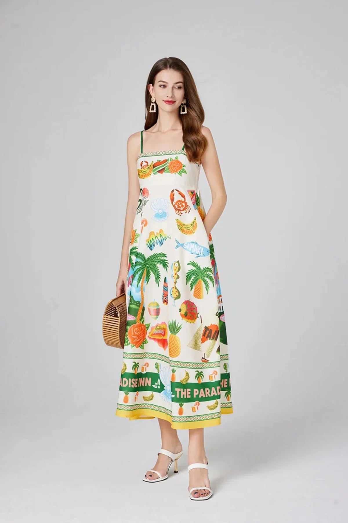 Voyage Paradise Print Cami Maxi Dress | Relaxed Fit | Summer