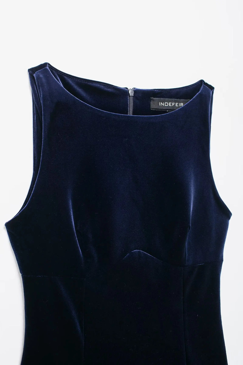 Bow Crew Neck Sleeveless Mini Dress
