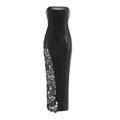 Women's  Patchwork Evening Party Dress