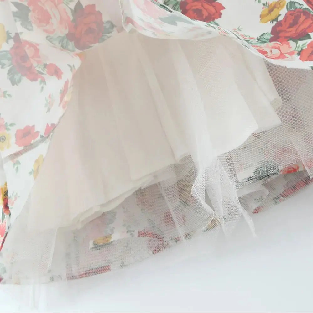 Floral Corset Mini Dress