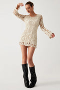 Sasha Cut Out Long Sleeve Mini Dress