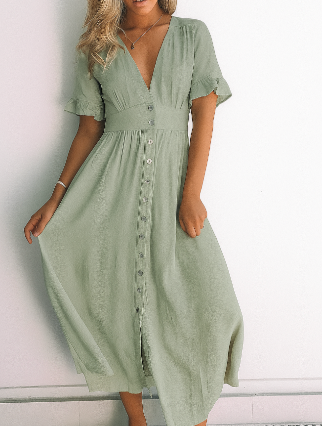 Korbela Dress - Sage