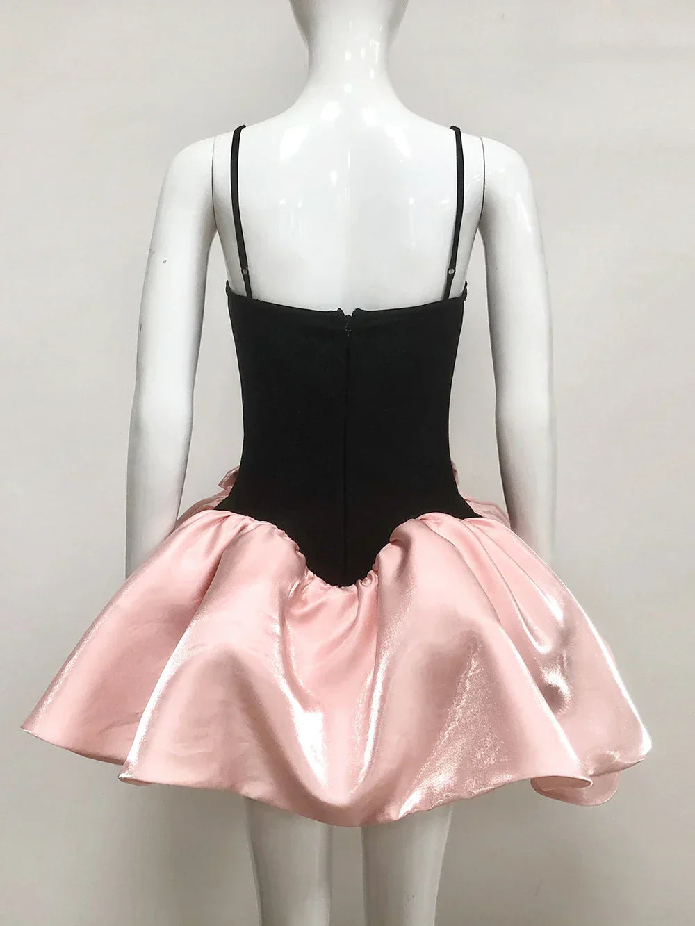 Candy Bow Decoration Bubble A-Line Mini Dress