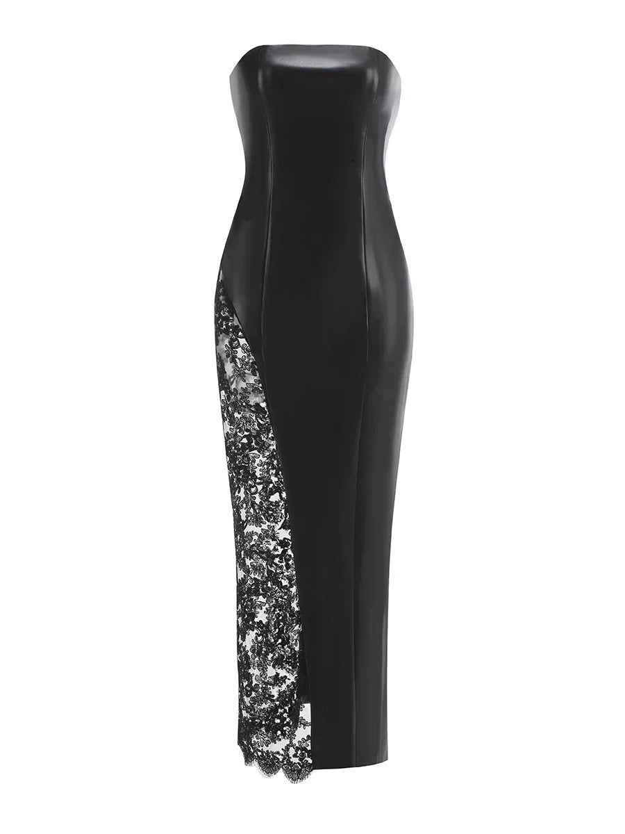 Women's  Patchwork Evening Party Dress