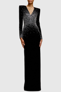 Shaye Crystal Embellished Maxi Dress