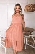Sonya Dress - Rust