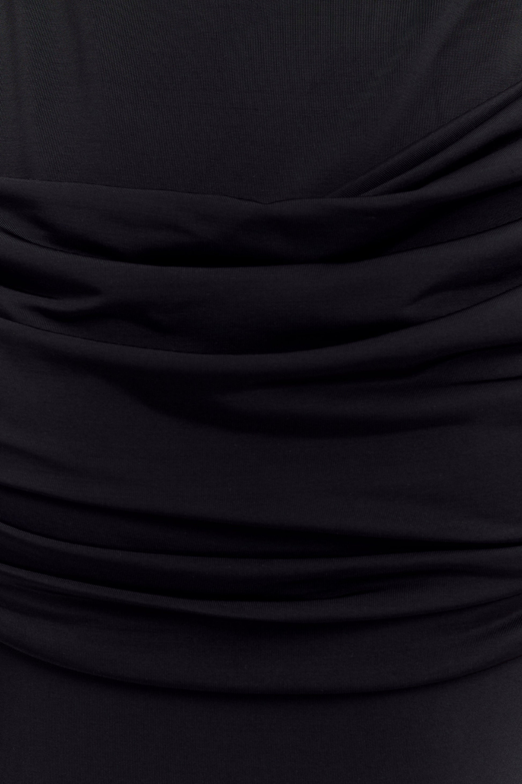 Swara Sleeveless Draped Maxi Dress - Black
