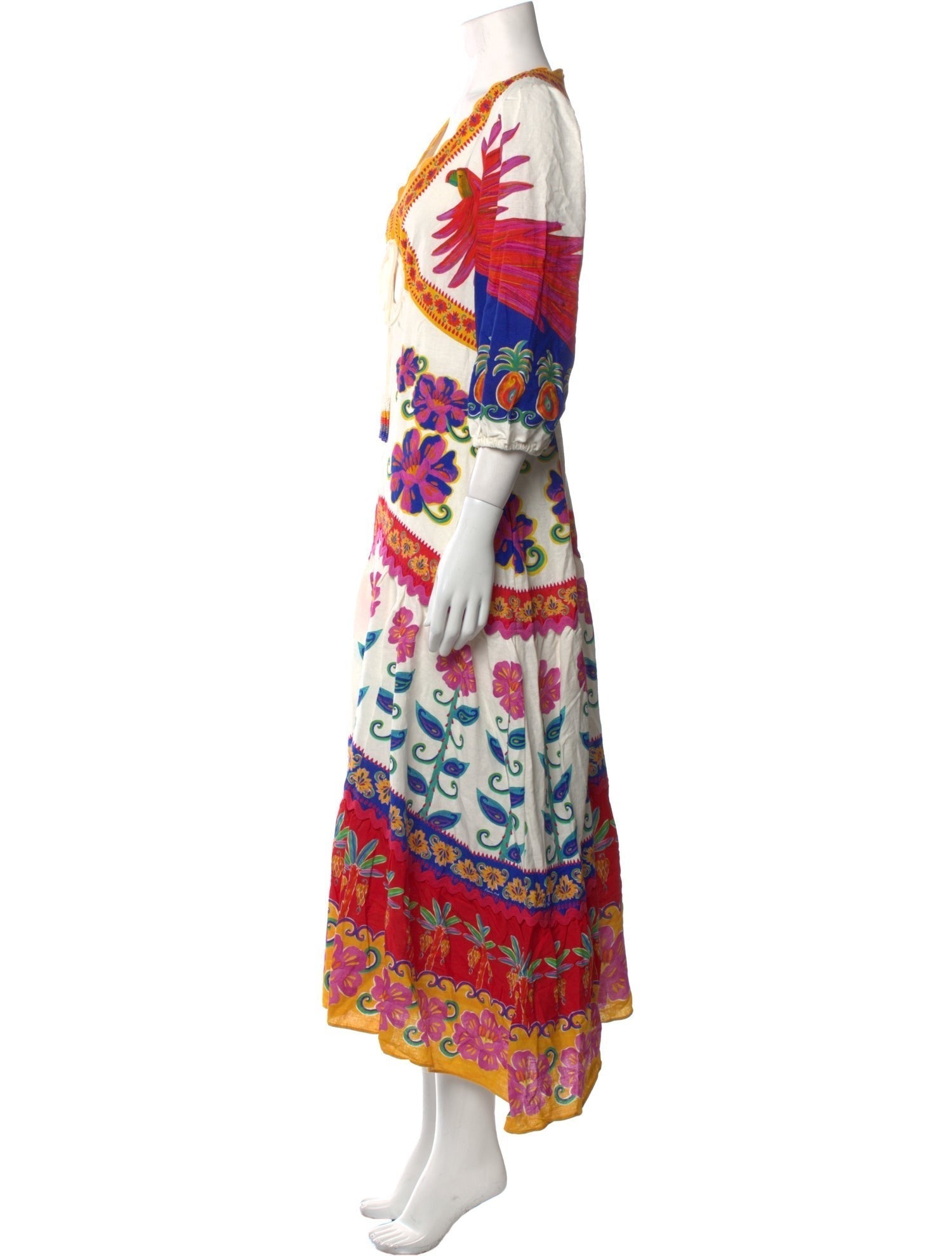 Vivid Garden Maxi Dress
