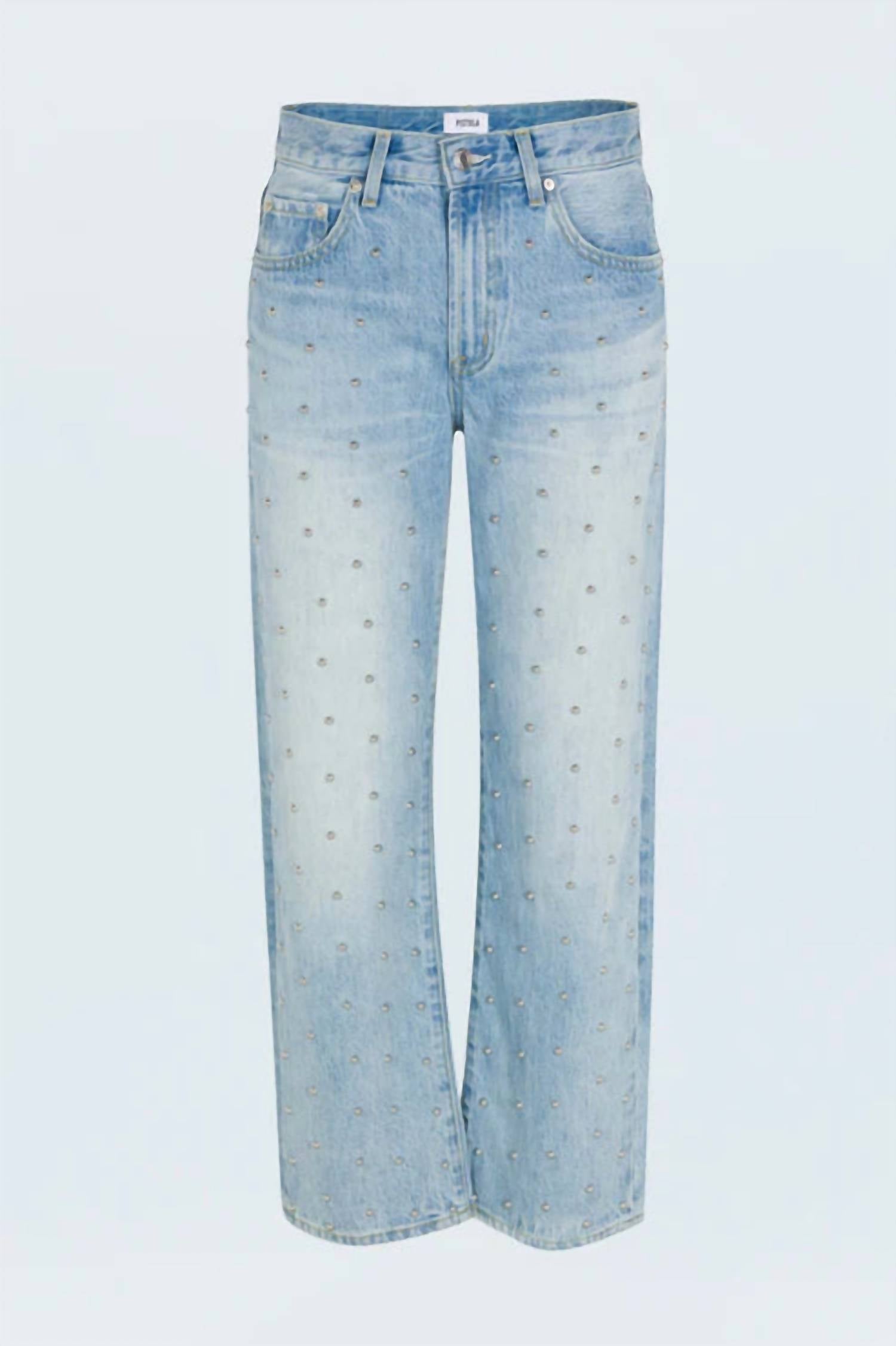 Pistola - Lexi Mid Rise Bowed Straight Jean