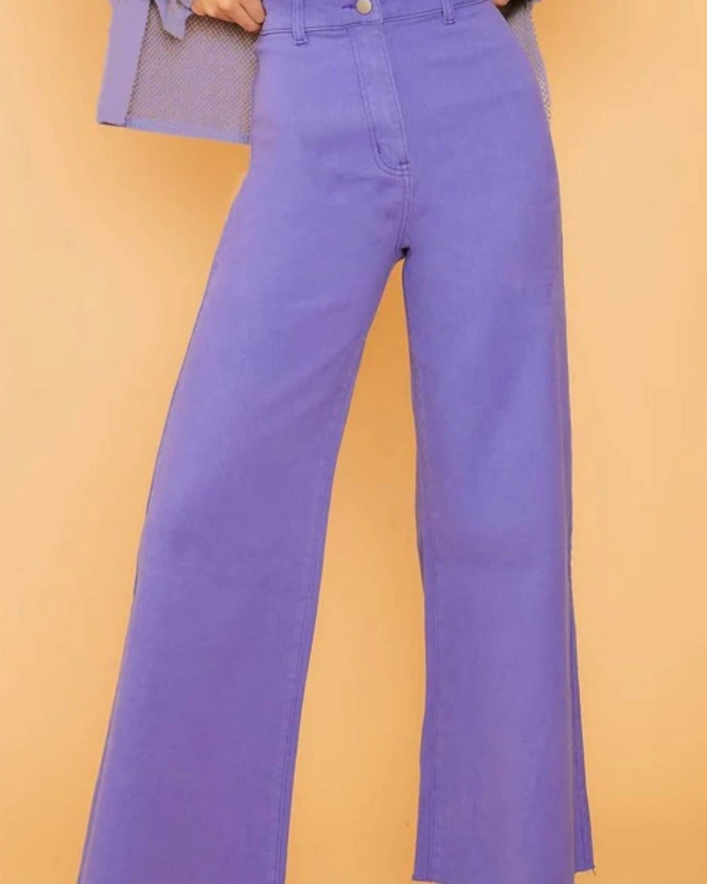 Anniewear - High Rise Wide Leg Jeans