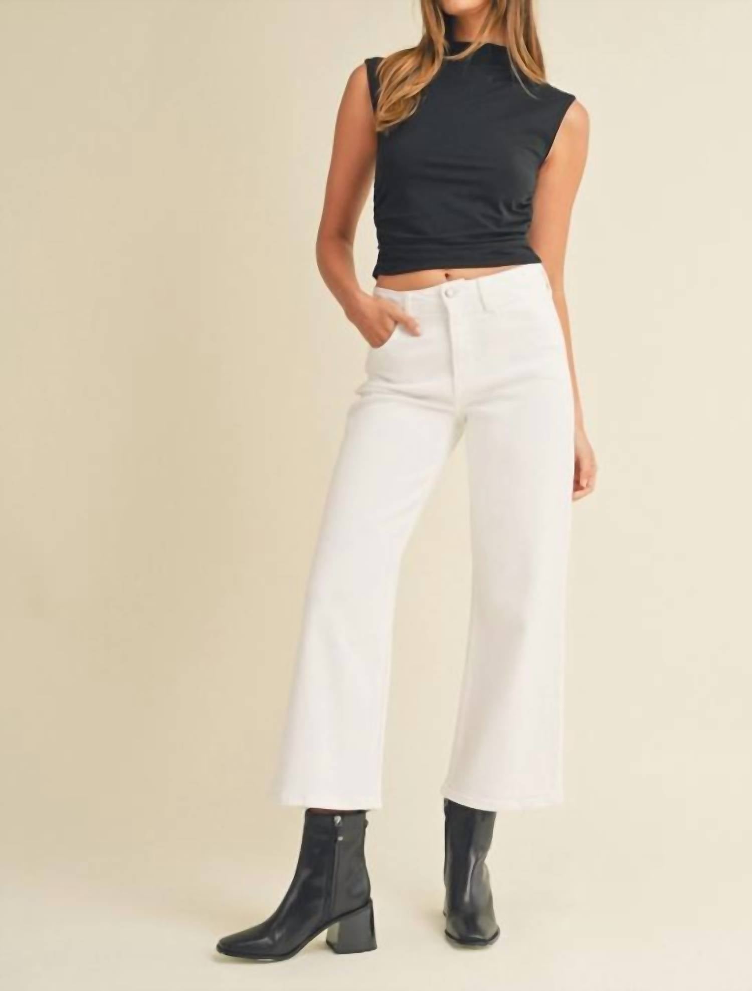 Just Black Denim - Classic Wide Leg Jeans